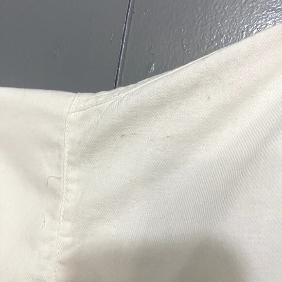 NEW Madewell White Cotton Courier Button DownOversized Boxy Classic Shirt L - Picture 6 of 9